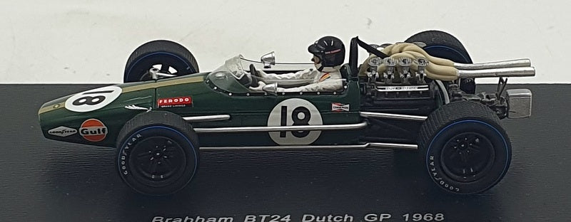 Spark 1/43 Scale S4779 - F1 Brabham BT24 #18 Dutch GP 1968 - Gurney