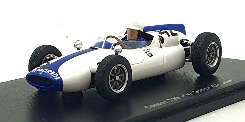 Spark 1/43 Scale S3513 - F1 Cooper T53 #42 British GP 1961 - Gregory