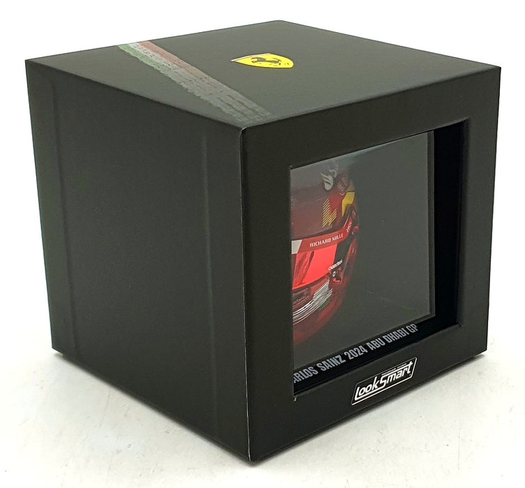 Look Smart 1/5 Scale LSHEL018 - F1 Ferrari Helmet Carlos Sainz Abu Dhabi GP 2024