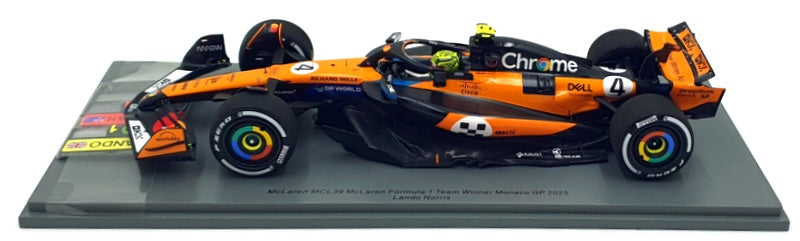 Spark 1/18 Scale Resin 18S1011 - McLaren MCL39 #4 F1 1st Monaco GP 2025 - Norris