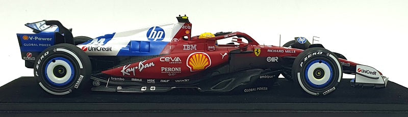 Look Smart 1/18 Scale LS18F1077 - F1 Ferrari SF-25 Miami GP 2025 - Hamilton