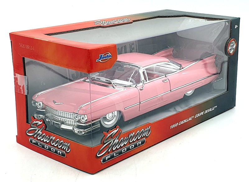 Jada 1/24 Scale 38004 - 1959 Cadillac Coupe Deville - Pink 