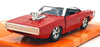 Jada 1/32 Scale 24073 - 1970 Dodge Charger R/T - Red/White