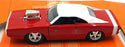 Jada 1/32 Scale 24073 - 1970 Dodge Charger R/T - Red/White