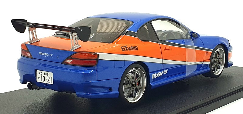 Jada 1/18 Scale Diecast 37772 2002 Sean's Nissan Silvia S15 "Mona Lisa"