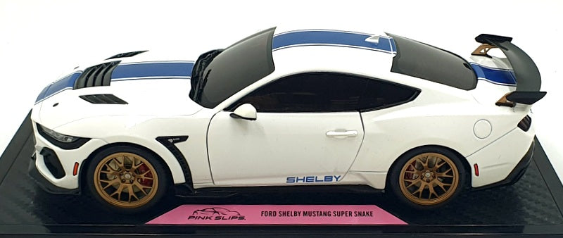 Jada Pink Slips 1/18 Scale 36470 - Ford Shelby Mustang Super Snake - Met. White
