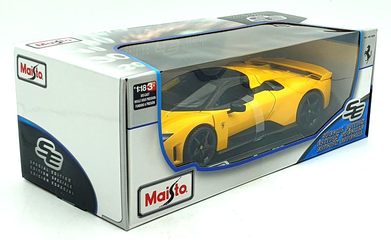 Maisto 1/18 Scale Diecast 46629 - Ferrari F80 - Yellow