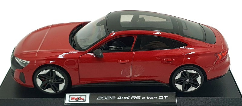 Maisto 1/18 Scale Diecast 46629 - 2022 Audi RS e-tron GT - Met. Red