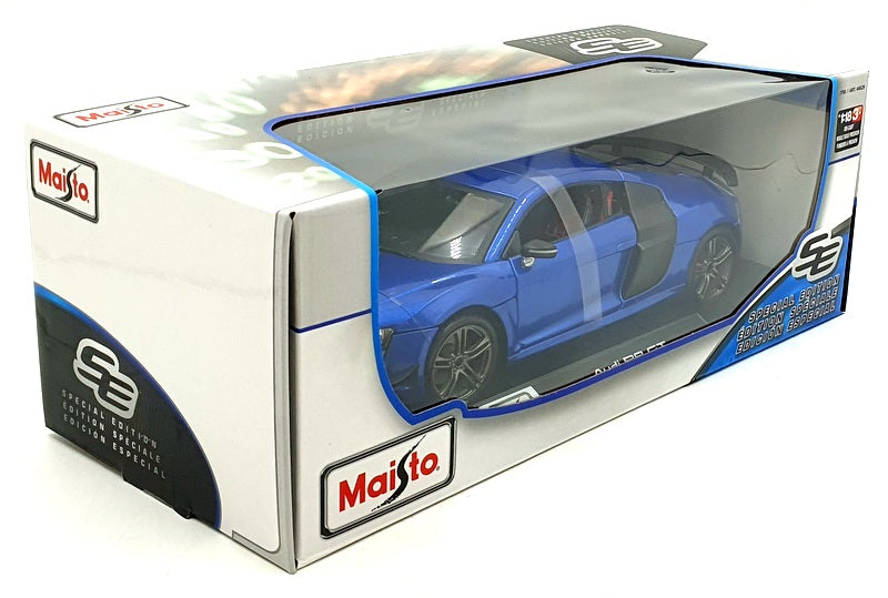 Maisto 1/18 Scale Diecast 46629 - Audi R8 GT - Met. Blue