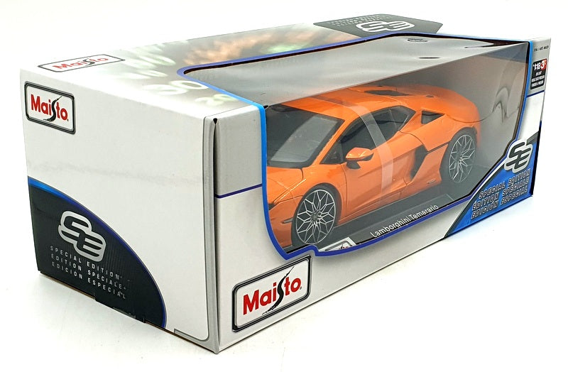 Maisto 1/18 Scale Diecast 46629 - Lamborghini Temerario - Met. Orange