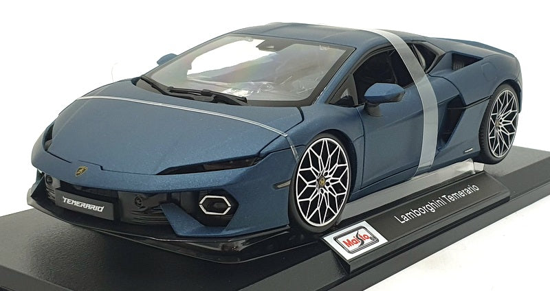 Maisto 1/18 Scale Diecast 46629 - Lamborghini Temerario - Mat. Blue