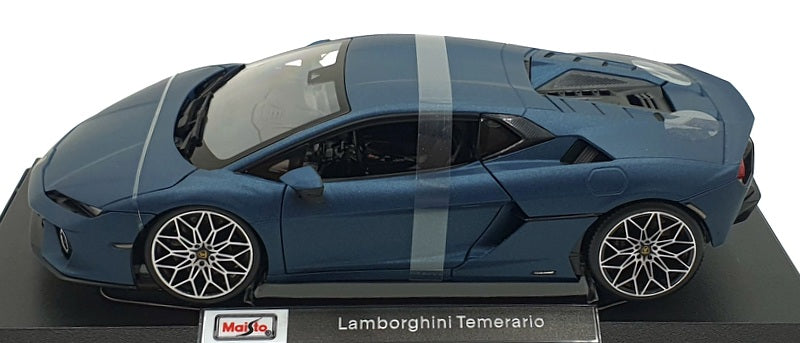 Maisto 1/18 Scale Diecast 46629 - Lamborghini Temerario - Mat. Blue