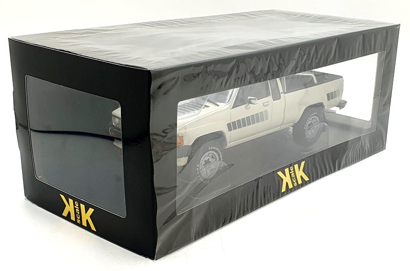 KK 1/18 Scale Diecast KKDC181564 - Toyota Hilux Truck - White