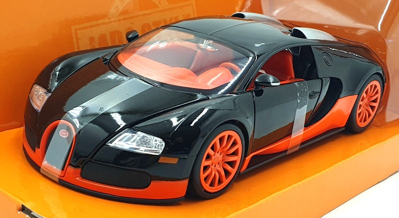 Jada 1/24 Scale 37642 - 2011 Bugatti Veyron - Black/Orange