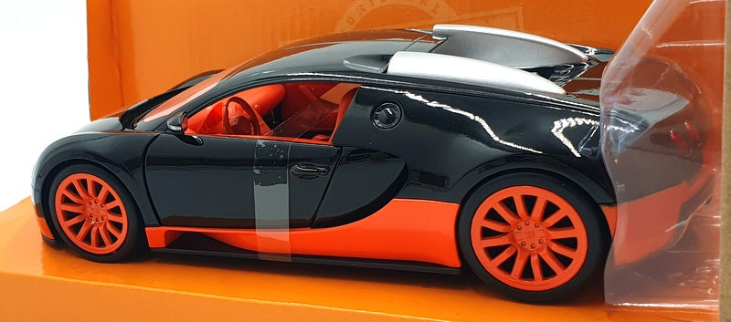 Jada 1/24 Scale 37642 - 2011 Bugatti Veyron - Black/Orange