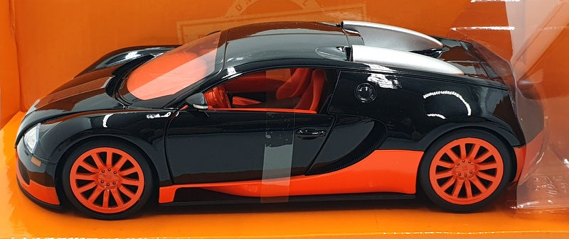 Jada 1/24 Scale 37642 - 2011 Bugatti Veyron - Black/Orange