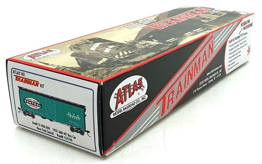Atlas HO Scale Train Kit 21 000 060 - 1937 AAR 40' Box Car NY Central Rd 157749