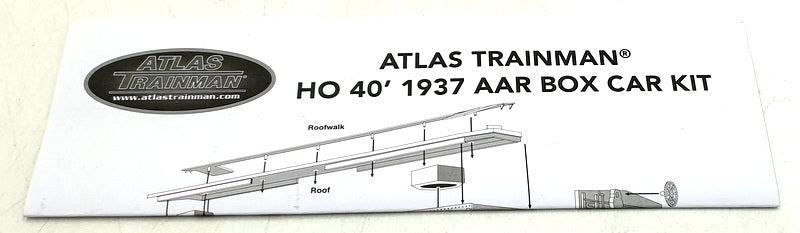 Atlas HO Scale Train Kit 21 000 060 - 1937 AAR 40' Box Car NY Central Rd 157749