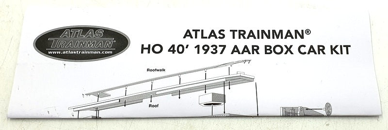Atlas HO Scale Train Kit 21 000 061 - 1937 AAR 40' Box Car NY Central Rd 157812