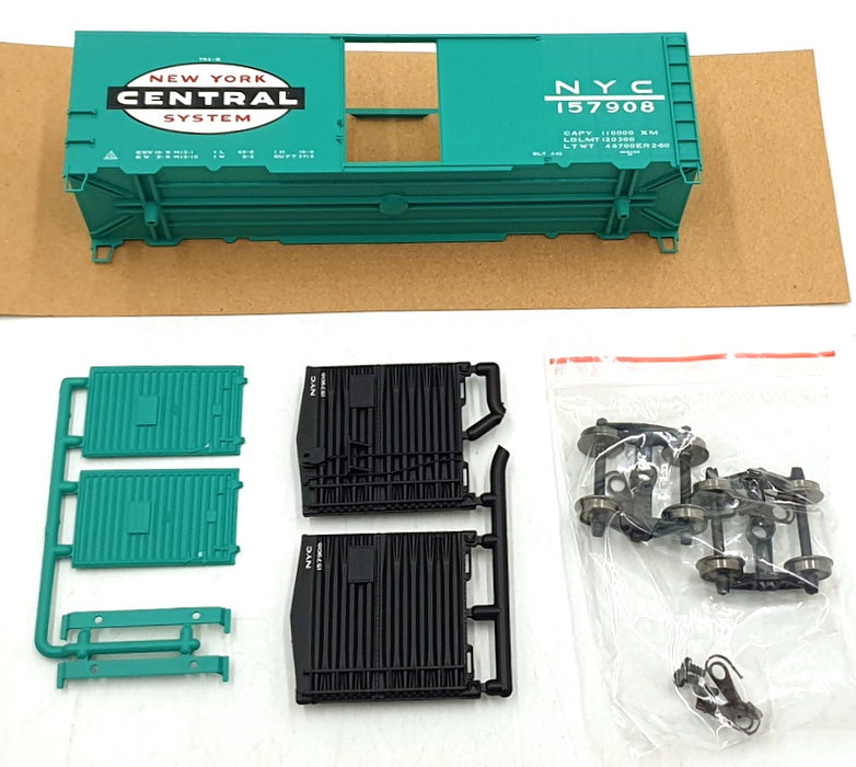 Atlas HO Scale Train Kit 20 004 683 - 1937 AAR 40' Box Car NY Central Rd 157908