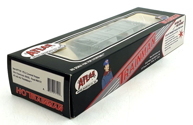 Atlas HO (1/87) Scale 17191 PS-2 Covered Hopper Olin Chemicals (NIHX) Road 80151
