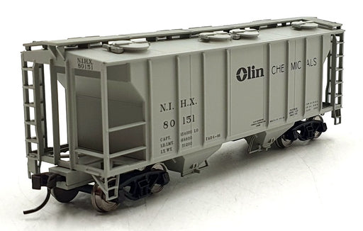 Atlas HO (1/87) Scale 17191 PS-2 Covered Hopper Olin Chemicals (NIHX) Road 80151