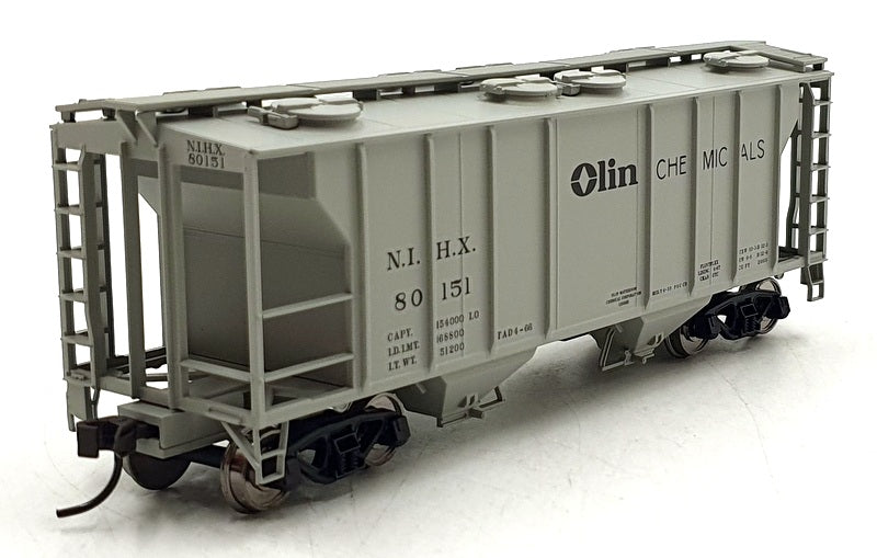 Atlas HO (1/87) Scale 17191 PS-2 Covered Hopper Olin Chemicals (NIHX) Road 80151
