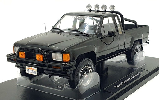 KK 1/18 Scale Diecast KKDC181565 - 1985 Toyota Truck Xtra Cab 4x4 - Black