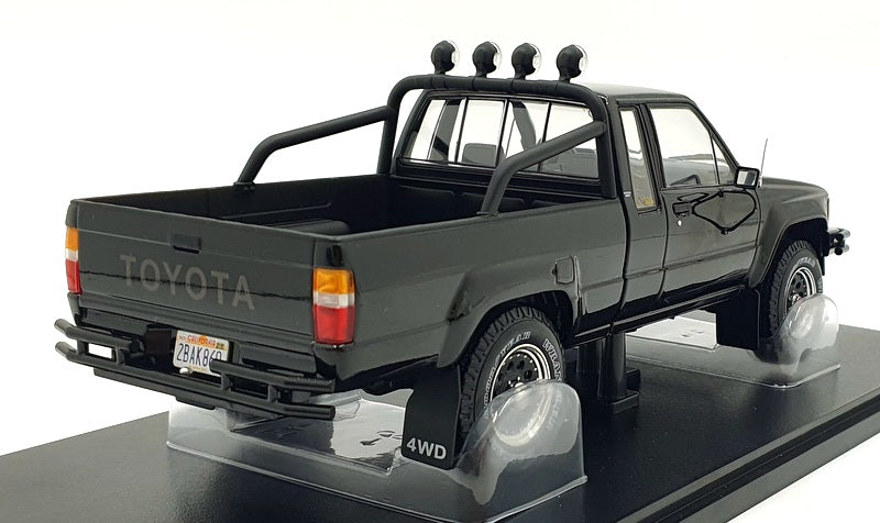 KK 1/18 Scale Diecast KKDC181565 - 1985 Toyota Truck Xtra Cab 4x4 - Black