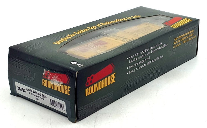 Roundhouse HO (1/87) Scale 85590 Special Eggs 40' Wood-Sided Reefer 1042