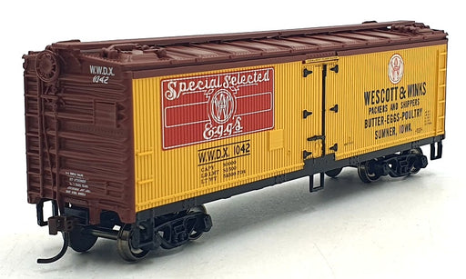 Roundhouse HO (1/87) Scale 85590 Special Eggs 40' Wood-Sided Reefer 1042