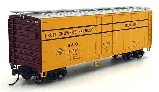 Atlas HO (1/87) Scale 20 001 619 40' Plug Door Box Car Fruit Growers B&O 180890