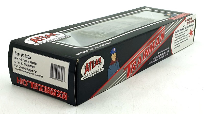 Atlas HO (1/87) Scale 11305 New York Central #883156 PS-2 Covered Hopper Car