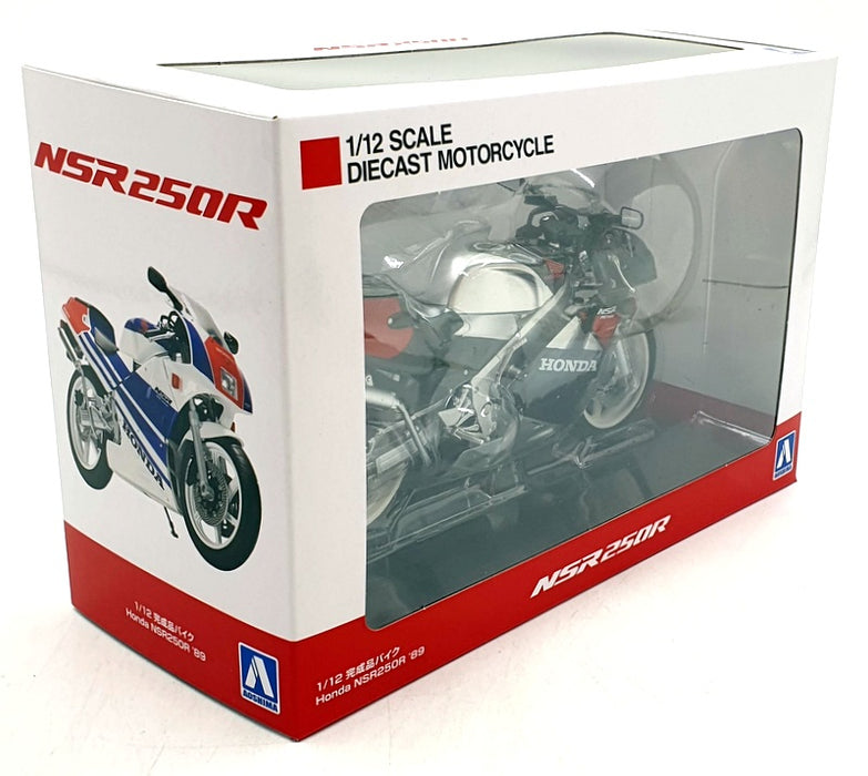 Aoshima 1/12 Scale 11210-4200 - 1989 Honda NSR250R Motorbike - Black