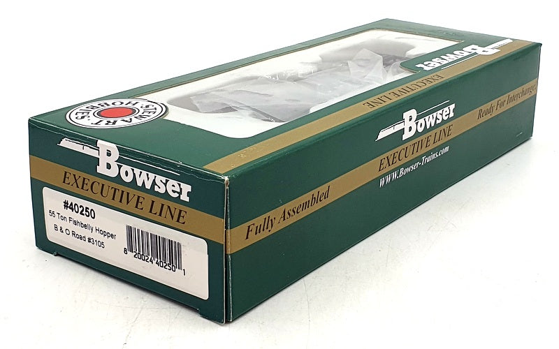 Bowser HO (1/87) Scale 40250 - 55 Ton Fishbelly Hopper B&O Road #3105