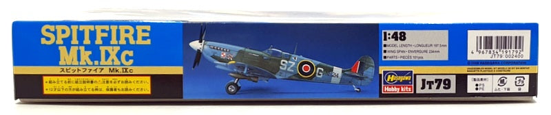 Hasegawa Kits 1/48 Scale 09079 Spitfire Mk. IXc Royal Airforce Fighter Aircraft