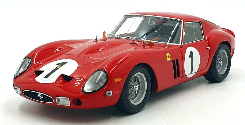 Kyosho 1/18 Scale 08438G - Ferrari 250 GTO 1962 Paris 1000km #1 3987GT - Red