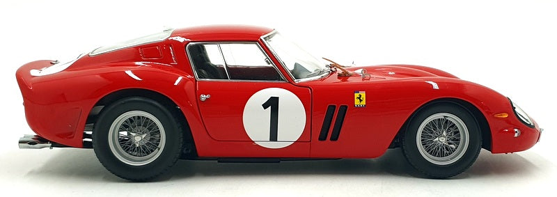 Kyosho 1/18 Scale 08438G - Ferrari 250 GTO 1962 Paris 1000km #1 3987GT - Red