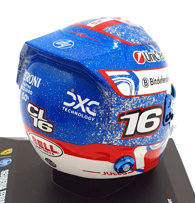 Look Smart 1/5 Scale LSHEL024 F1 Ferrari Helmet LeClerc #16 Singapore GP 2025
