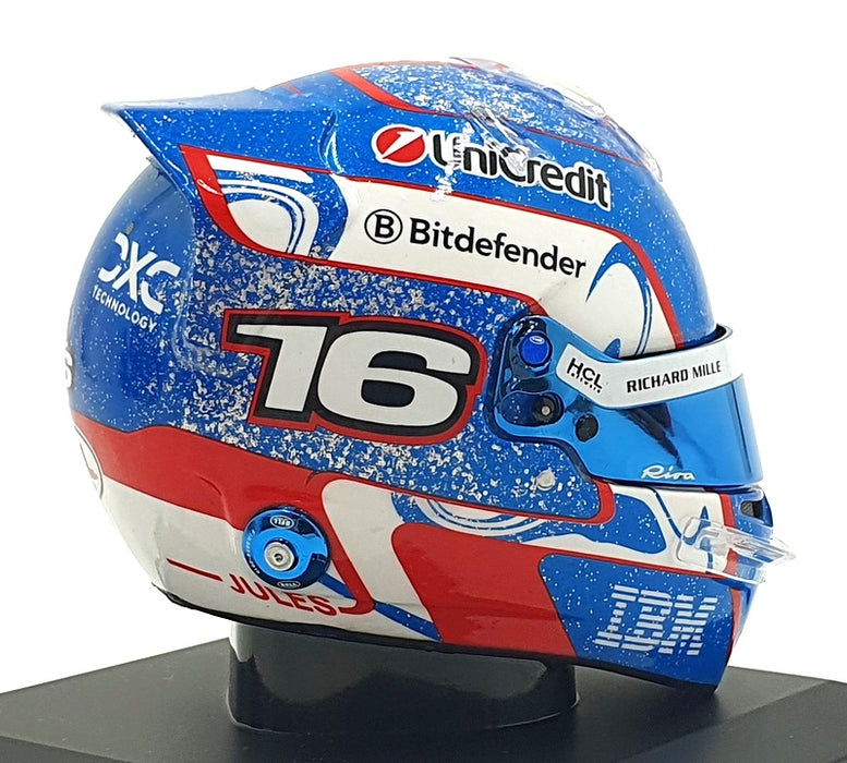 Look Smart 1/5 Scale LSHEL024 F1 Ferrari Helmet LeClerc #16 Singapore GP 2025