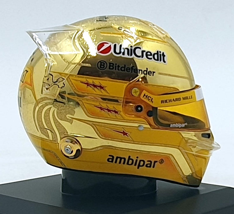 Look Smart 1/5 Scale LSHEL023 F1 Ferrari Helmet Hamilton Singapore GP 2025