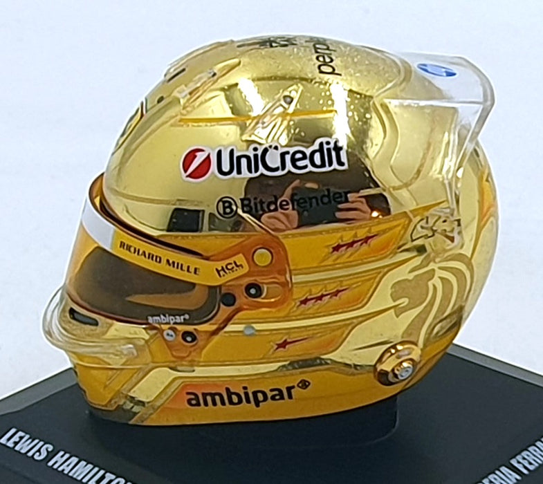 Look Smart 1/5 Scale LSHEL023 F1 Ferrari Helmet Hamilton Singapore GP 2025