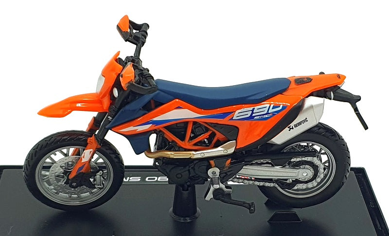 Maisto 1/18 Scale 34007-23092 - KTM 690 SMC R Motorbike - Orange