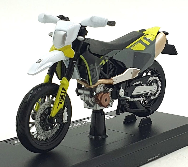 Maisto 1/18 Scale 39300-23091 - 2023 Husqvarna 701 Supermoto Motorbike
