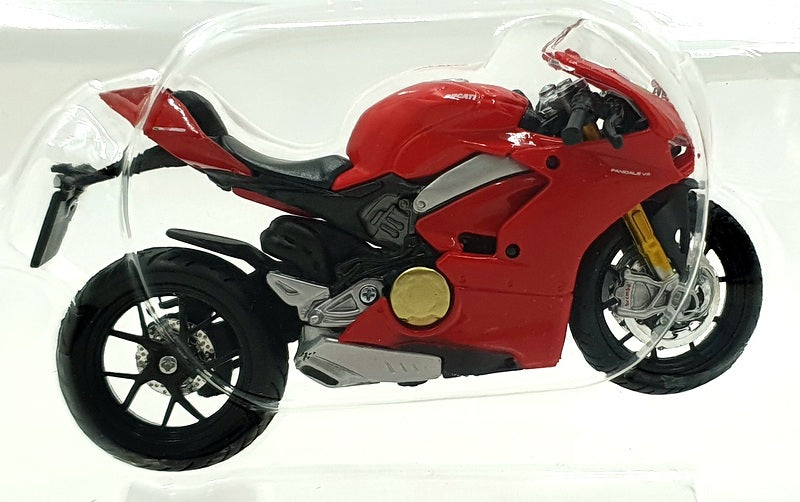Burago 1/18 Scale 18-51080 - Ducati Panigale V4 Motorbike - Red