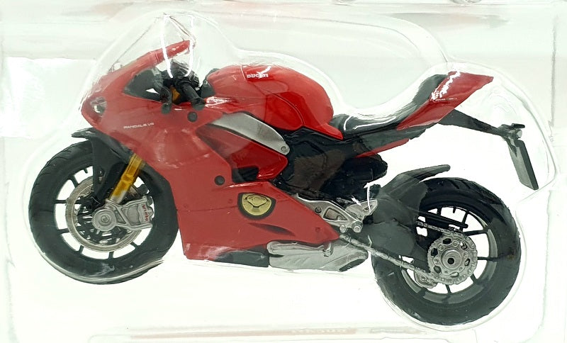 Burago 1/18 Scale 18-51080 - Ducati Panigale V4 Motorbike - Red