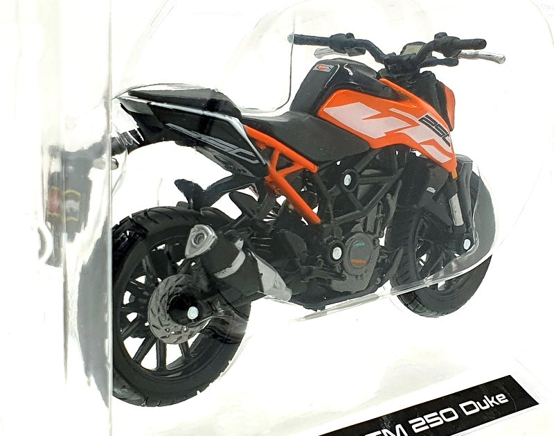 Burago 1/18 Scale 18-51083 - KTM 250 Duke Motorbike - Orange