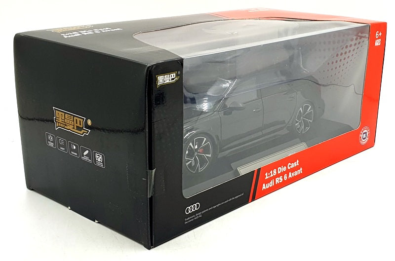 QY Toys 1/18 Scale H1152 - Audi RS 6 Avant - Black