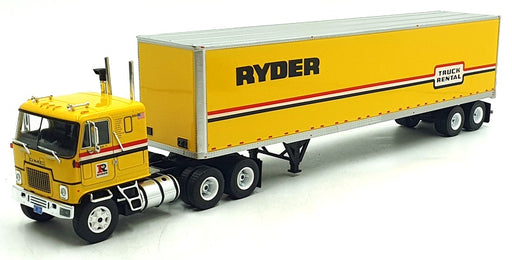Iconic Replicas 1/43 Scale 43-0662 1970 GMC Astro 95 Truck 7 Trailer - Ryder