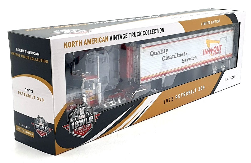 Iconic Replicas 1/43 Scale 43-0640 1973 Peterbilt 359 with Trailer